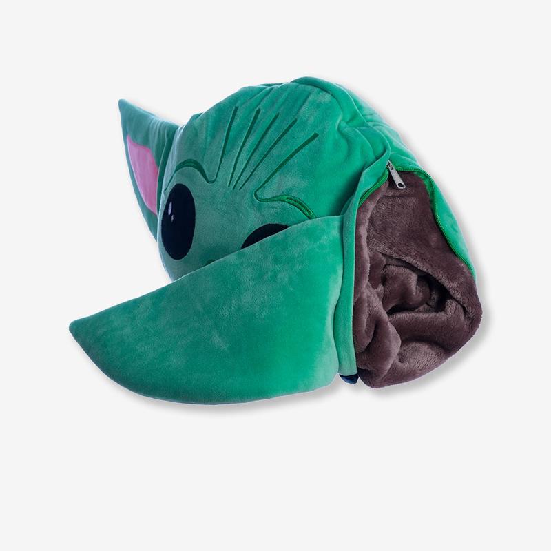 ALMOFADA 2 EM 1 MANTA C/ZIPER THE MANDALORIAN
