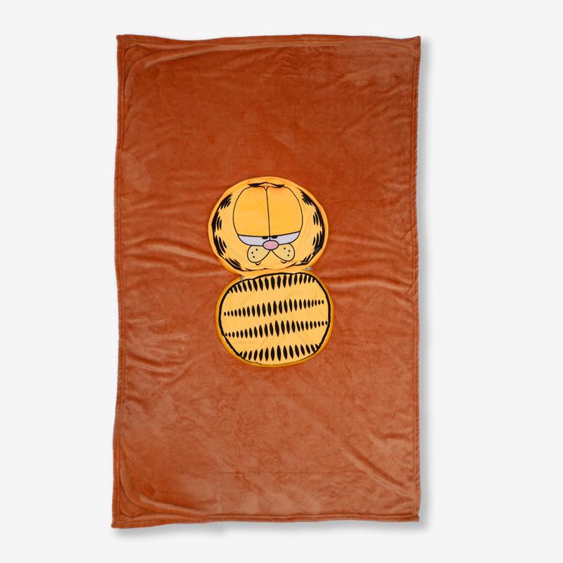 ALMOFADA 2 EM 1 MANTA C/ZIPER GARFIELD