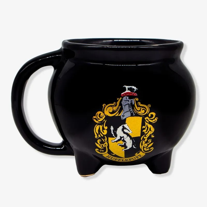 Caneca 3D Caldeirão Lufa Lufa – Harry Potter