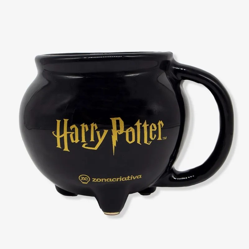 Caneca 3D Caldeirão Lufa Lufa – Harry Potter